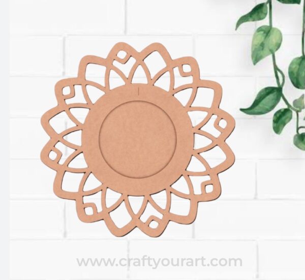 Diya Tealight Holder MDF Design 45