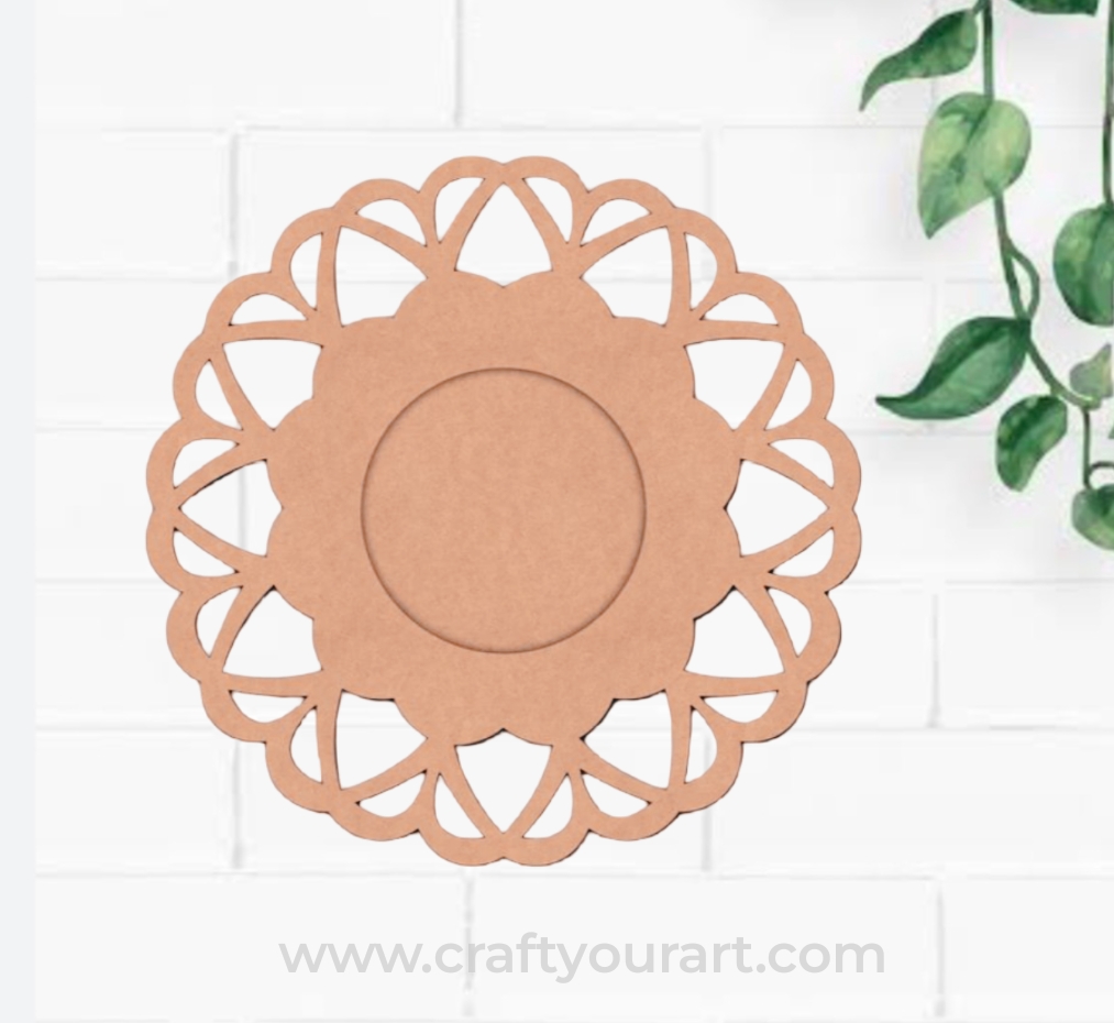 Diya Tealight Holder MDF Design 47