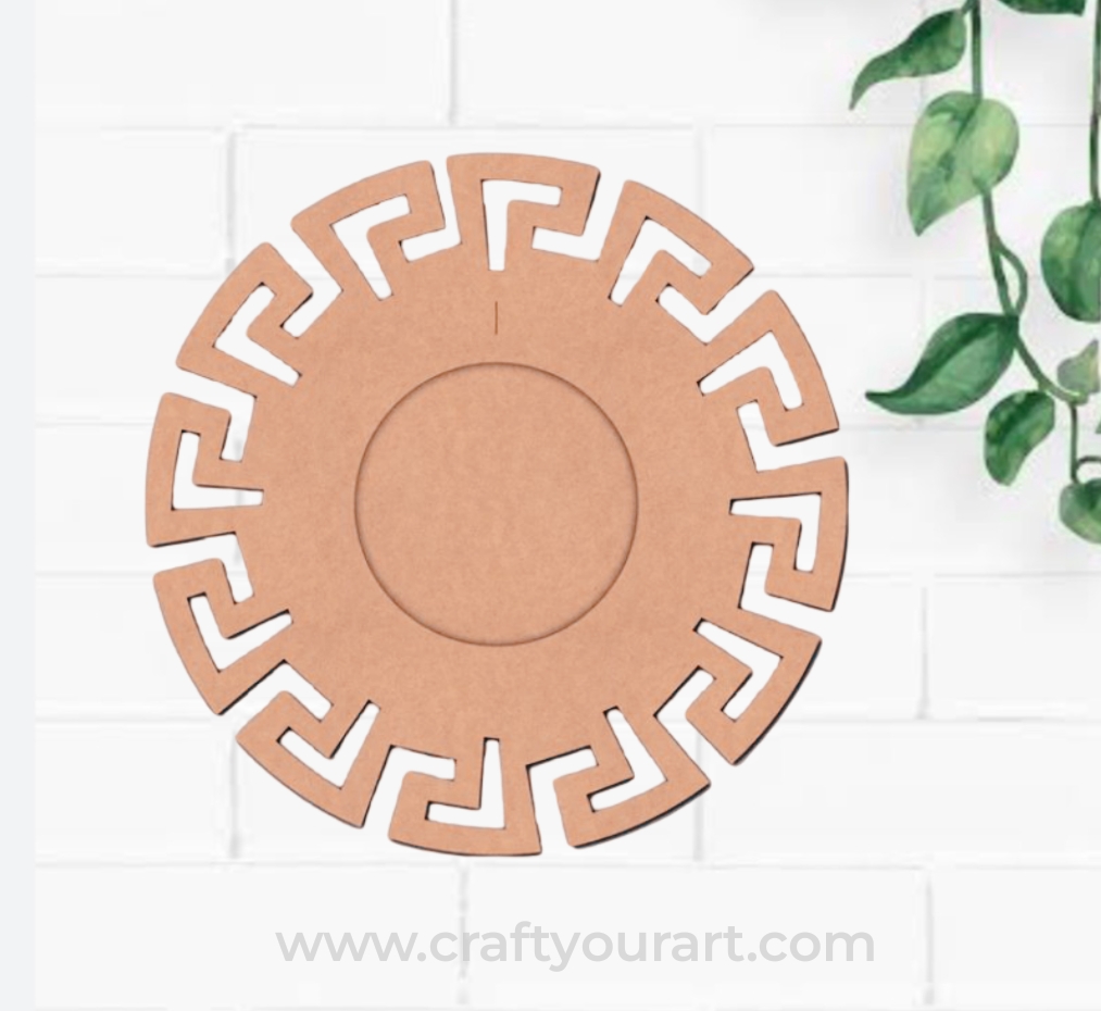 Diya Tealight Holder MDF Design 48