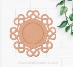 Diya Tealight Holder MDF Design 43