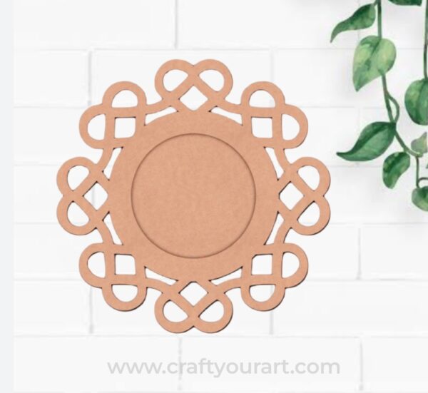 Diya Tealight Holder MDF Design 43