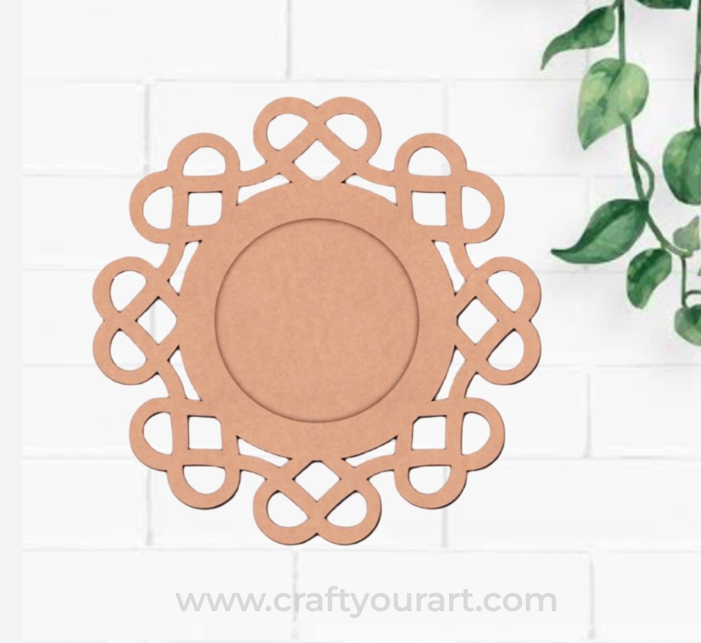 Diya Tealight Holder MDF Design 43