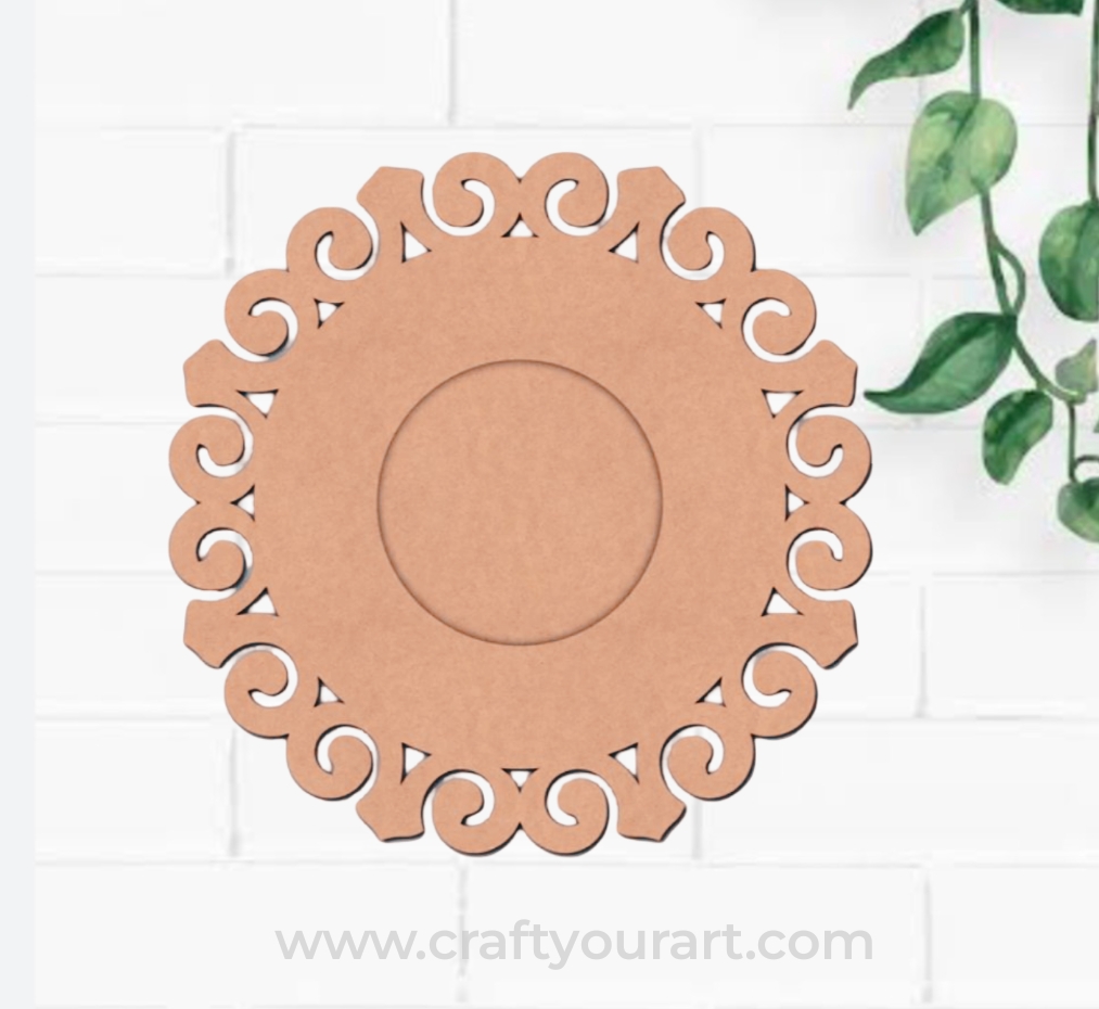 Diya Tealight Holder MDF Design 53