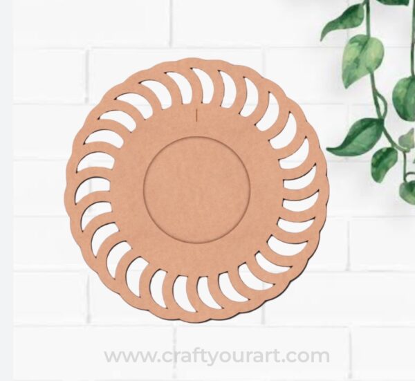 Diya Tealight Holder MDF Design 55