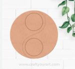 Diya Tealight Holder MDF Design 42