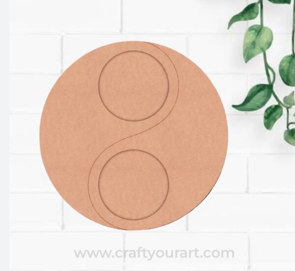 Diya Tealight Holder MDF Design 42