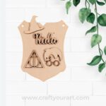 Harry Potter Kids Mini Nameplate MDF Design 1