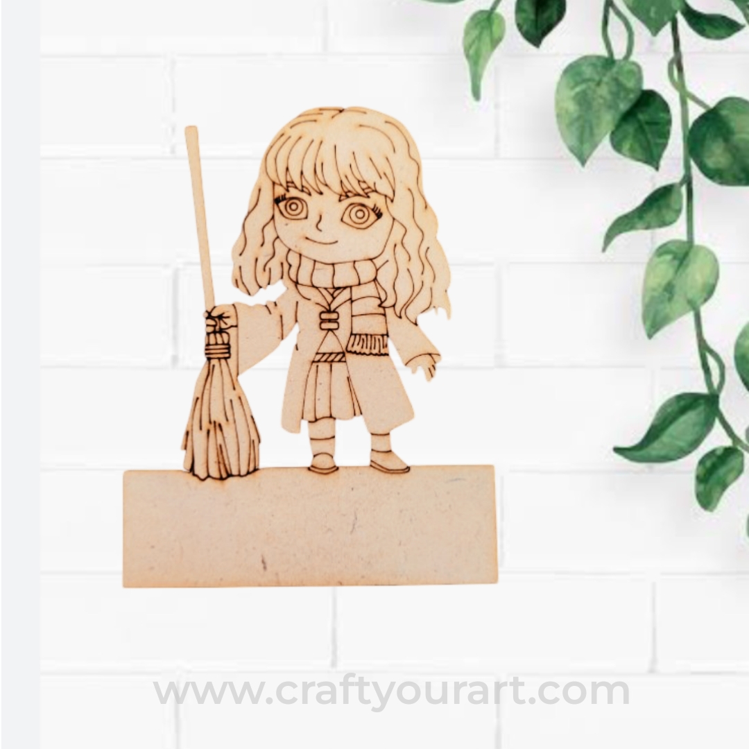 Harry Potter Girl Mini Nameboard MDF Design 1