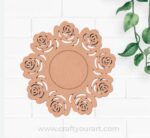 Diya Tealight Holder MDF Design 59