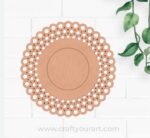 Diya Tealight Holder MDF Design 56