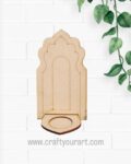 Designer Jharokha Tealight Pre Marked MDF Design 1