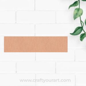 Rectangle Plank Cutout MDF Design 1