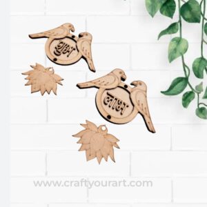 Parrot Shubh Labh MDF Design 25