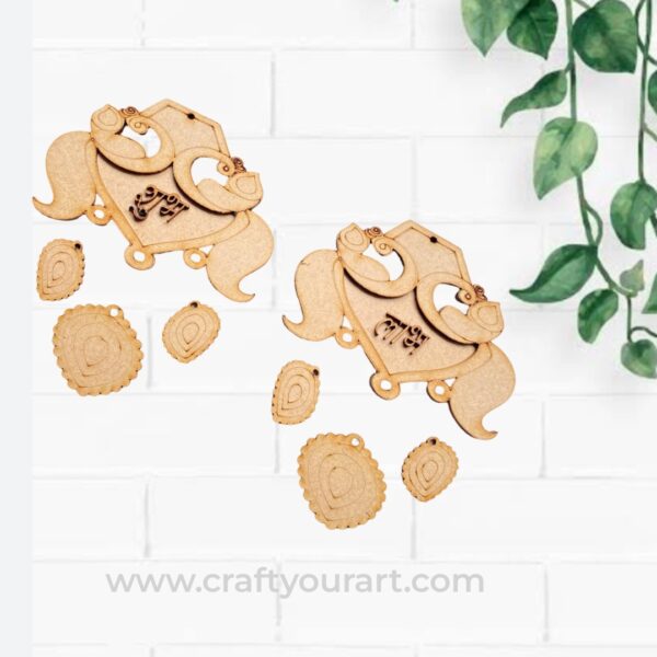 Peacock Shubh Labh MDF Design 28