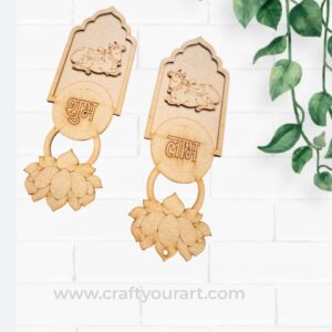 Pichwai Cow Shubh Labh MDF Design 32