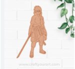 Sasuke Ninja Pre Marked MDF Design 1