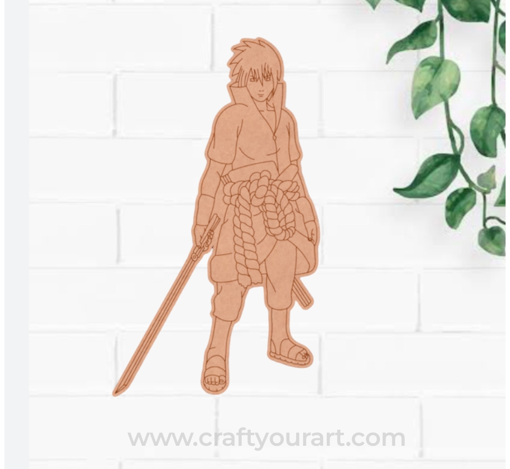 Sasuke Ninja Pre Marked MDF Design 1