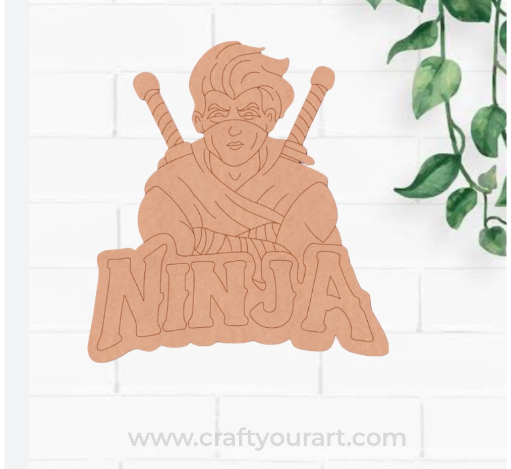 Ninja Pre Marked MDF Design 2