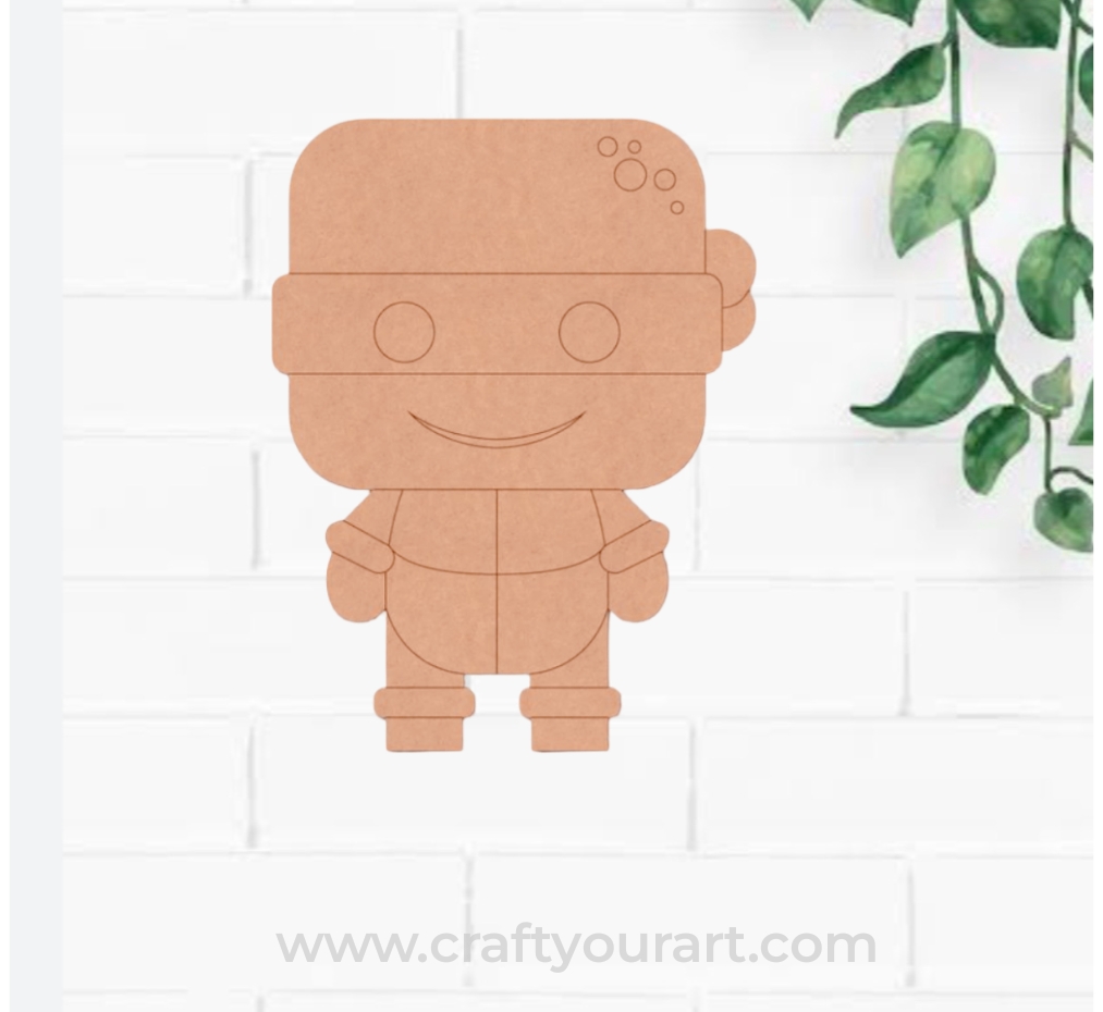 Mutant Ninja Turtle Cartoon Pre Marked MDF Design 1