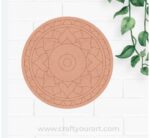 Mandala Pre Marked Round MDF Design 18
