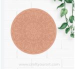 Mandala Pre Marked Round MDF Design 12