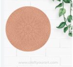 Mandala Pre Marked Round MDF Design 25