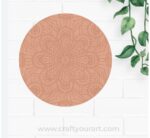 Mandala Pre Marked Round MDF Design 27