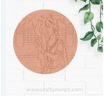 Maharani Bani Thani Pre Marked Round MDF Design 2