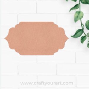 Nameplate MDF Design 25