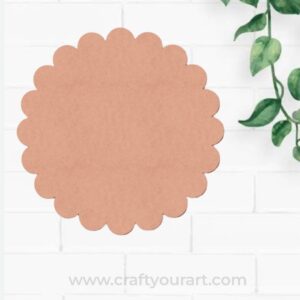 Flower Base Cutout MDF Design 4