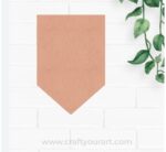 Toran Banner Cutout MDF Design 1