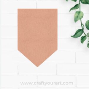 Toran Banner Cutout MDF Design 1