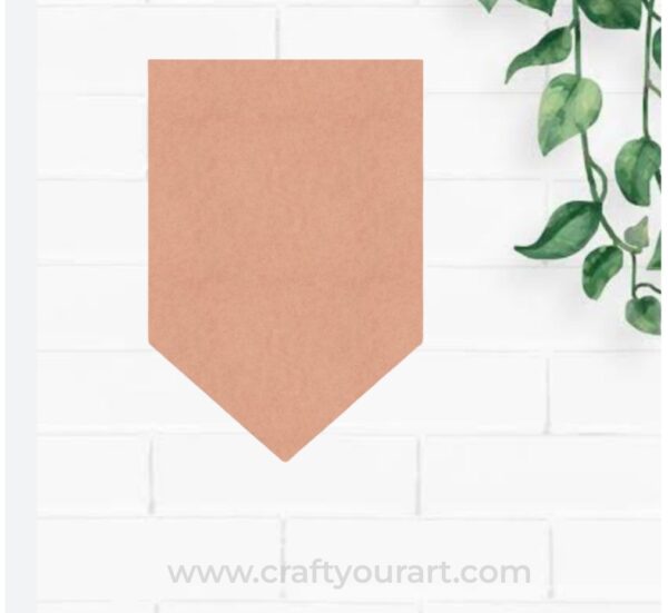Toran Banner Cutout MDF Design 1