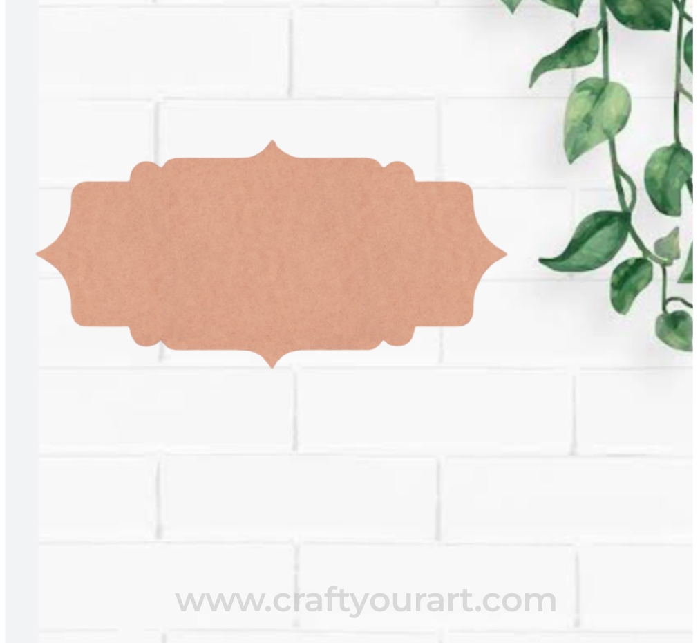 Nameplate MDF Design 20
