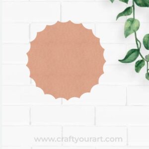 Plain Base Cutout MDF Design 1
