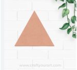 Triangle Base Cutout MDF Design 1