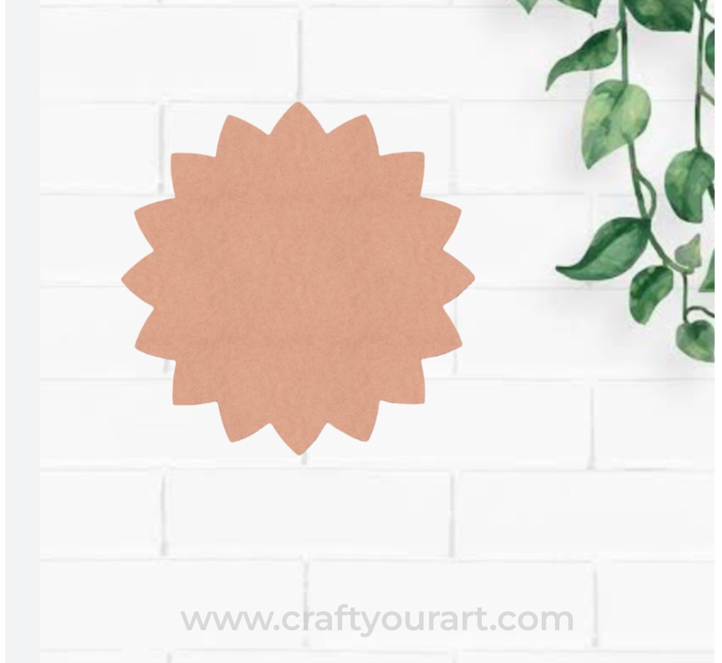 Flower Cutout MDF Design 6
