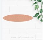 Oval Base Cutout MDF Design 2