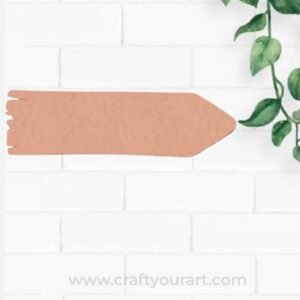 Wooden Arrow Base Cutout MDF Design 1