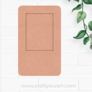Three Layered Polaroid Photo Magnet MDF Design 1