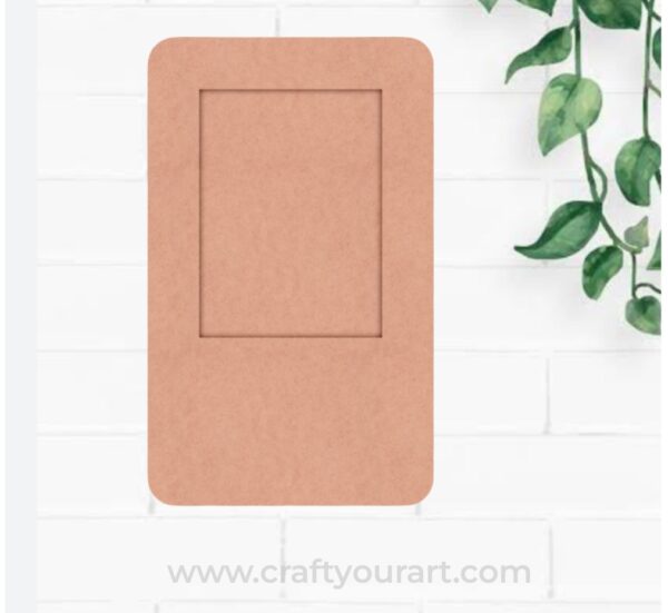 Three Layered Polaroid Photo Magnet MDF Design 1