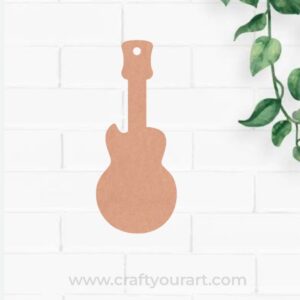 Guitar Bookmark MDF Design 1