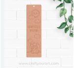 Reading Is Fun Bookmark Pre Marked MDF Design 1