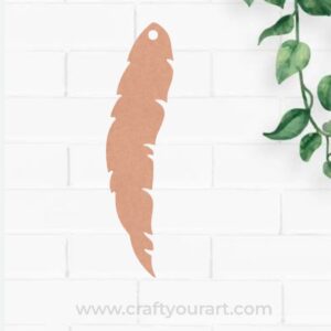 Leaf Bookmark MDF Design 1