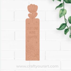 Flower Bookmark MDF Design 2