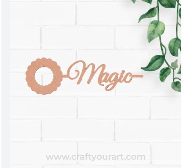Magic Bookmark MDF Design 1