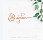 Dream Bookmark MDF Design 2