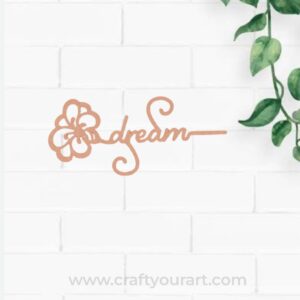 Dream Bookmark MDF Design 2