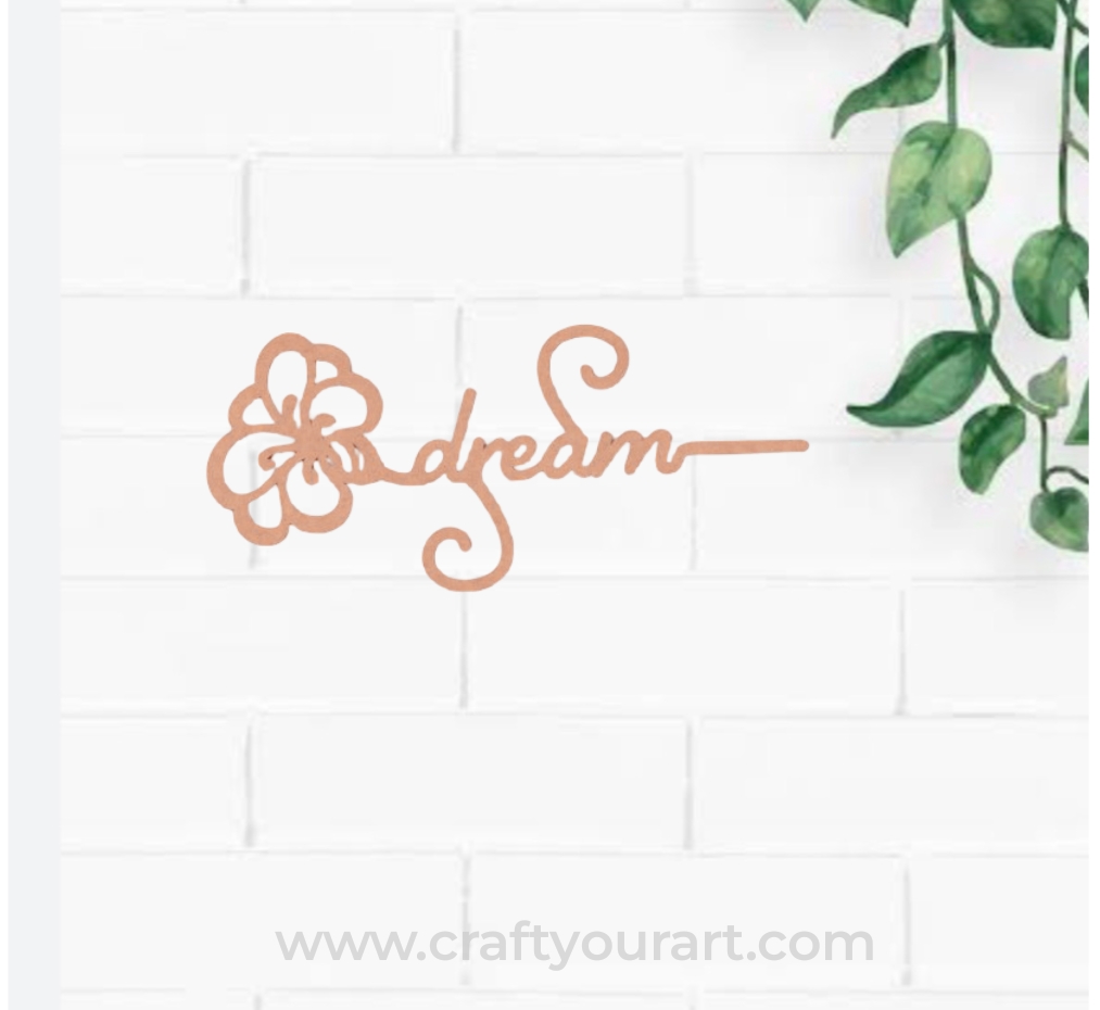 Dream Bookmark MDF Design 2
