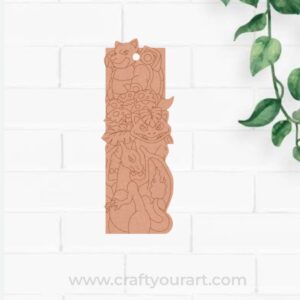 Pokemon Bookmark Pre Marked MDF Design 9